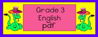 Grade 3 English PDF